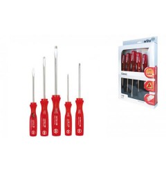 Набор отверток Classic для винтов со шлицем и Phillips 5 шт. WIHA 00105
