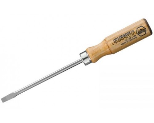 Шлицевая отвертка с деревянной рукояткой 4,5 x 90 мм WIHA 00151