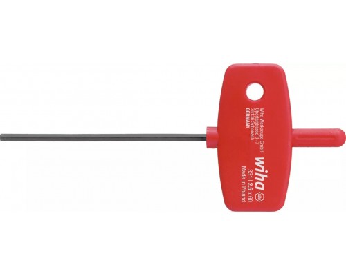 Шестигранная отвертка с рукояткой-ключиком SW2 x 60 WIHA 00895