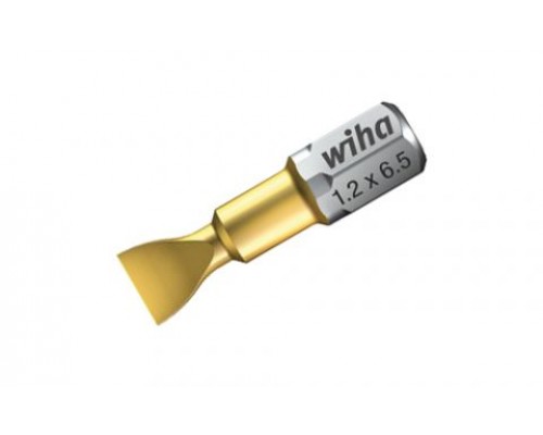 Шлицевая бита TiN Torsion форма C 6,3 SL5,5 x 25 мм WIHA 04744