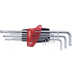 Набор шестигранных штифтовых ключей со сферической головкой Wiha ProStar SB 369 S9 07192 9 предметов в блистерной упаковке