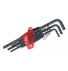 Набор шестигранных штифтовых ключей со сферической головкой ProStar 9 шт. в блистере WIHA 07193