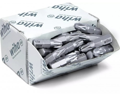 Набор бит Standard PZ3 x 25 50 шт. WIHA 08058