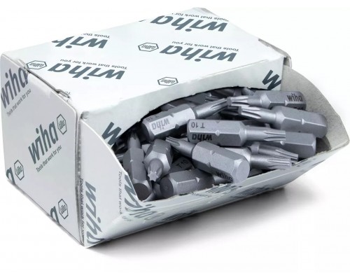 Набор бит Standard T10 x 25 50 шт. WIHA 08065