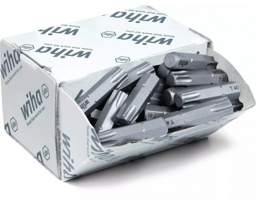 Набор бит Standard T40 x 25 50 шт. WIHA 08070