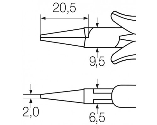 Круглогубцы Professional ESD 120 мм WIHA 26804