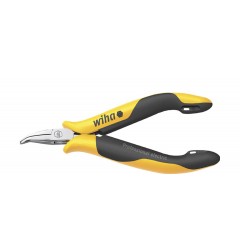 Плоскокруглогубцы Wiha Professional ESD Z 36 1 04 27439 под углом 45° тонкие