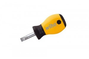 Укороченная шлицевая отвертка SoftFinish ESD 4 x 25 мм WIHA 32151