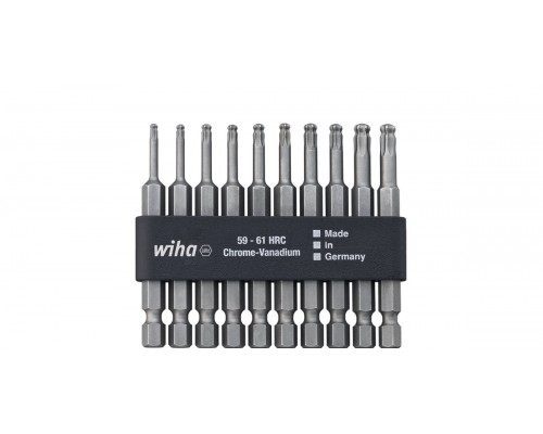 Набор бит Professional TORX® со сферической головкой 10 шт. WIHA 32804