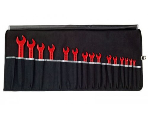 Набор изолированных рожковых гаечных ключей 15 шт. WIHA 33179