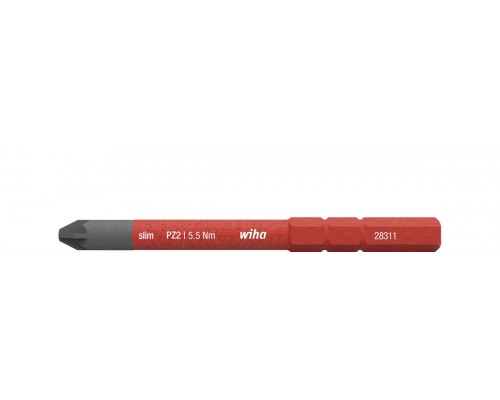 Бита SoftFinish electric slimBits Pozidriv PZ1 x 75 мм WIHA 34585
