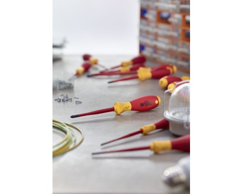 Отвертка SoftFinish electric slimFix Phillips PH2 x 100 мм WIHA 35394