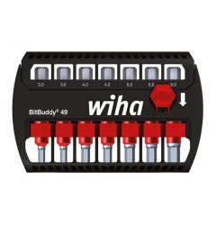 Набор шестигранных бит BitBuddy 49 7 шт. WIHA 36924
