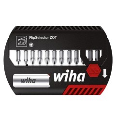 Набор бит FlipSelector Torsion ZOT Pozidriv 13 шт. WIHA 39036