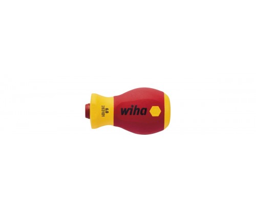 Укороченная рукоятка SoftFinish Stubby electric VDE с битами 3 шт. в блистере WIHA 41230