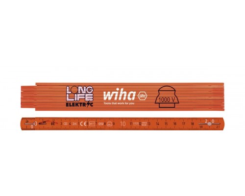 Складной метр Longlife Elektric WIHA 42068