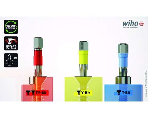 Набор бит TY-Bit T20 x 49 5 шт. WIHA 42130