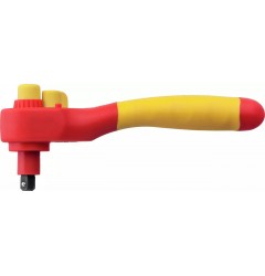 Изолированный ключ с трещоткой для торцевых ключей 1/4" Wiha